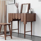 brown stool luxury dresser eithe bedroom girl Large Wooden Hotel Dressing Table Storage Makeup Schminktisch Bedroom Furniture