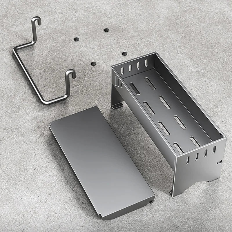 Kitchen Rack Multi-purpose Storage Rack Rag Drain Rack Household Multi-functional Scouring Cloth Steel Wire Ball Sponge Storage