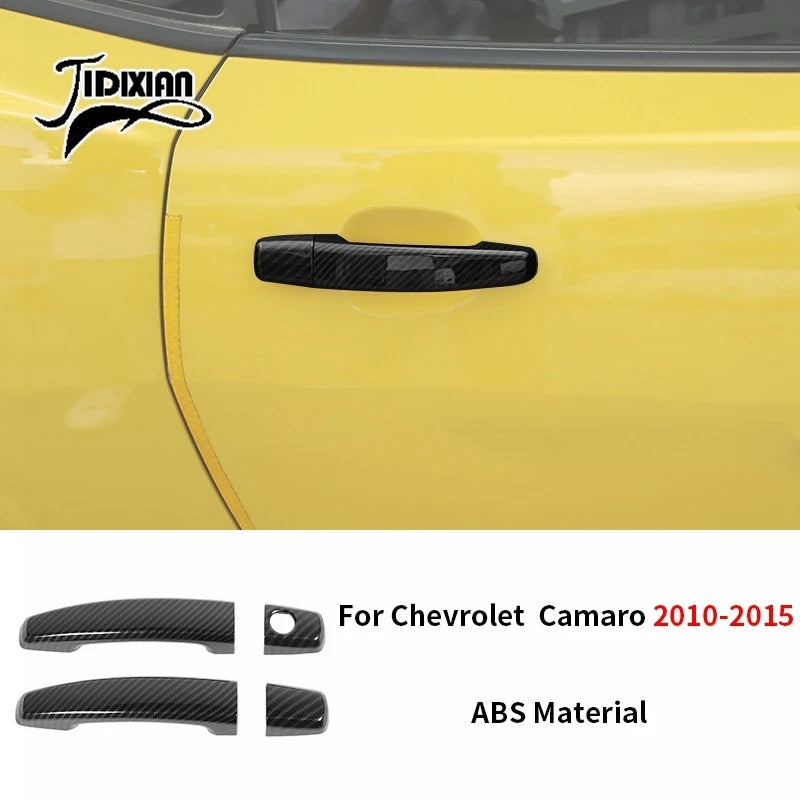 JIDIXIAN fit for Chevrolet Camaro 2010 2011 2012 2013 2014 2015 Car Interior Exterior Decoration Cover Carbon Fiber Accessories