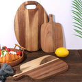 Kitchen Tool Hangable Wooden Chopping Blocks Exquisite Convenient Pizza Tray Natural Solid Wood Cheese Board Dining Room
