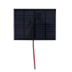 3W 12V Mini Small Solar Panel 0-125MA DIY Polysilicon Solar Epoxy Cell Charger  with Cable for 9-12V Battery/Mobile Phone