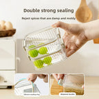 Kitchen Transparent Sealed Stacking Kitchen Storage Boxs Large Capacity Food Storage Box Kitchens Organizers Kitchen Accessories