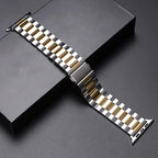 Stainless Steel Apple Watch Band - Metal Bracelet for 38-49mm Series 4-Ultra 2 | AlluCanFind