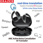 ERAZER XT80pro TWS AI Bluetooth Earphones Sports Wireless Headphones Touch Control Earhooks Headsets Active Noise Cancellation