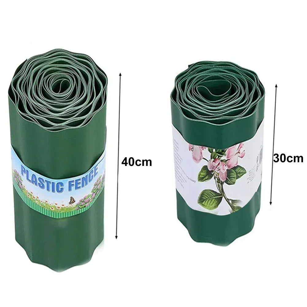 30/40cm Garden Grass Lawn Edge Border Fence Path Flexible Lawn Edging Border Fence The Ground Outdoor Accessories