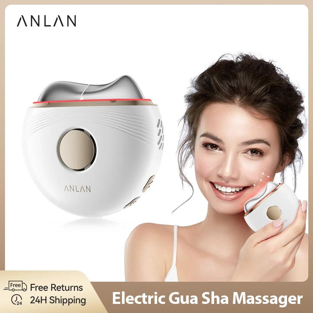 ANLAN Electric Guasha Massager - EMS Face Lift & Heat