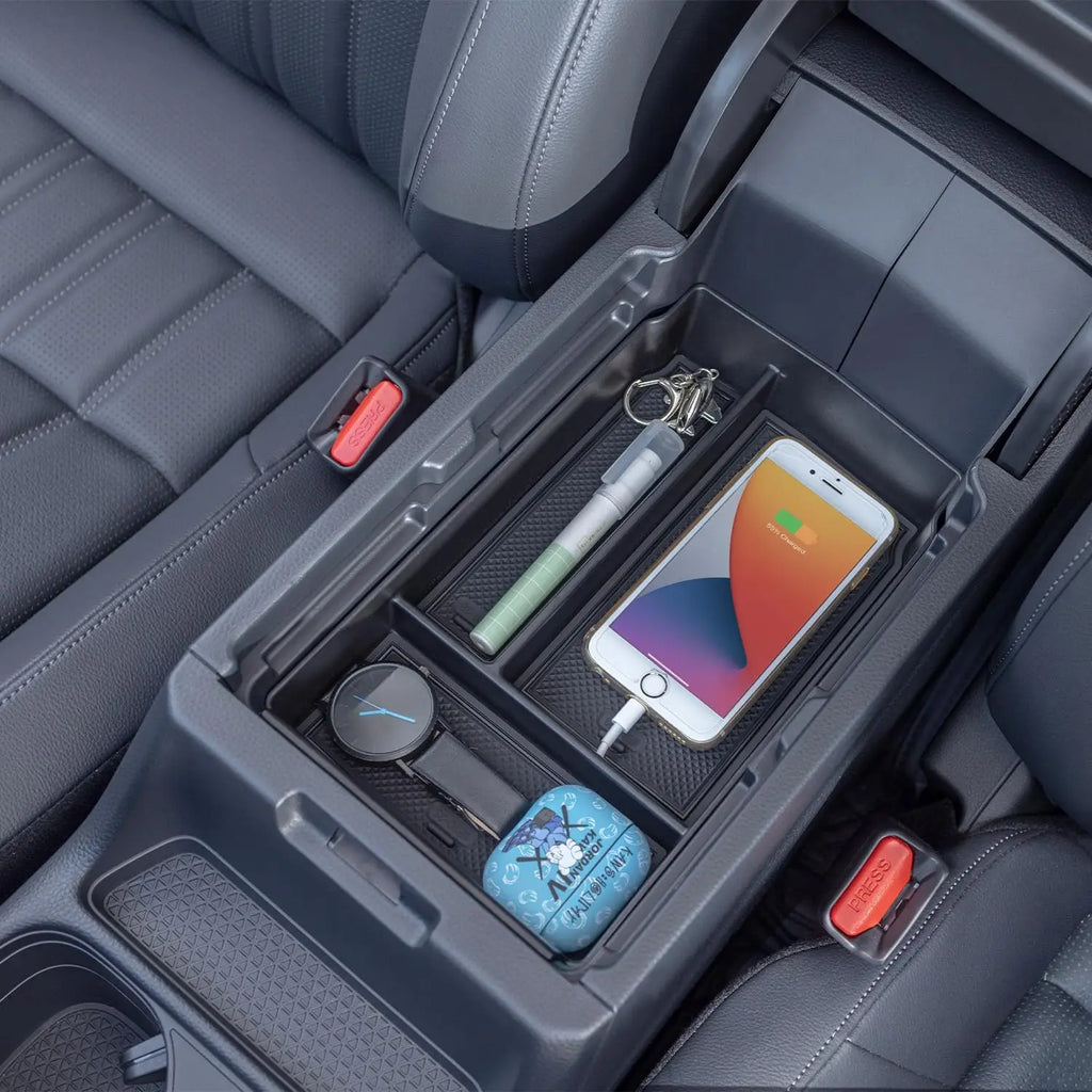 Center Console Organizer Compatible with Honda CRV 2023 2024 Accessories CR-V Hybrid Sport Armrest Tray Divider Storage Box