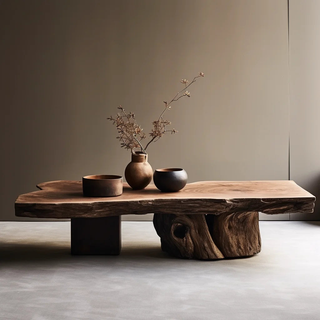 Aesthetic Wood Coffee Table Antique Designer Modern Living Room Decoration Coffee Table Unique Service Meubles Home Furniture