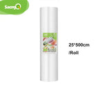 SaengQ Vacuum Bags for Food Vacuum Sealer Food Fresh Long Keeping 12+15+20+25+30cm*500cm Rolls/Lot Bags for Vacuum Packer