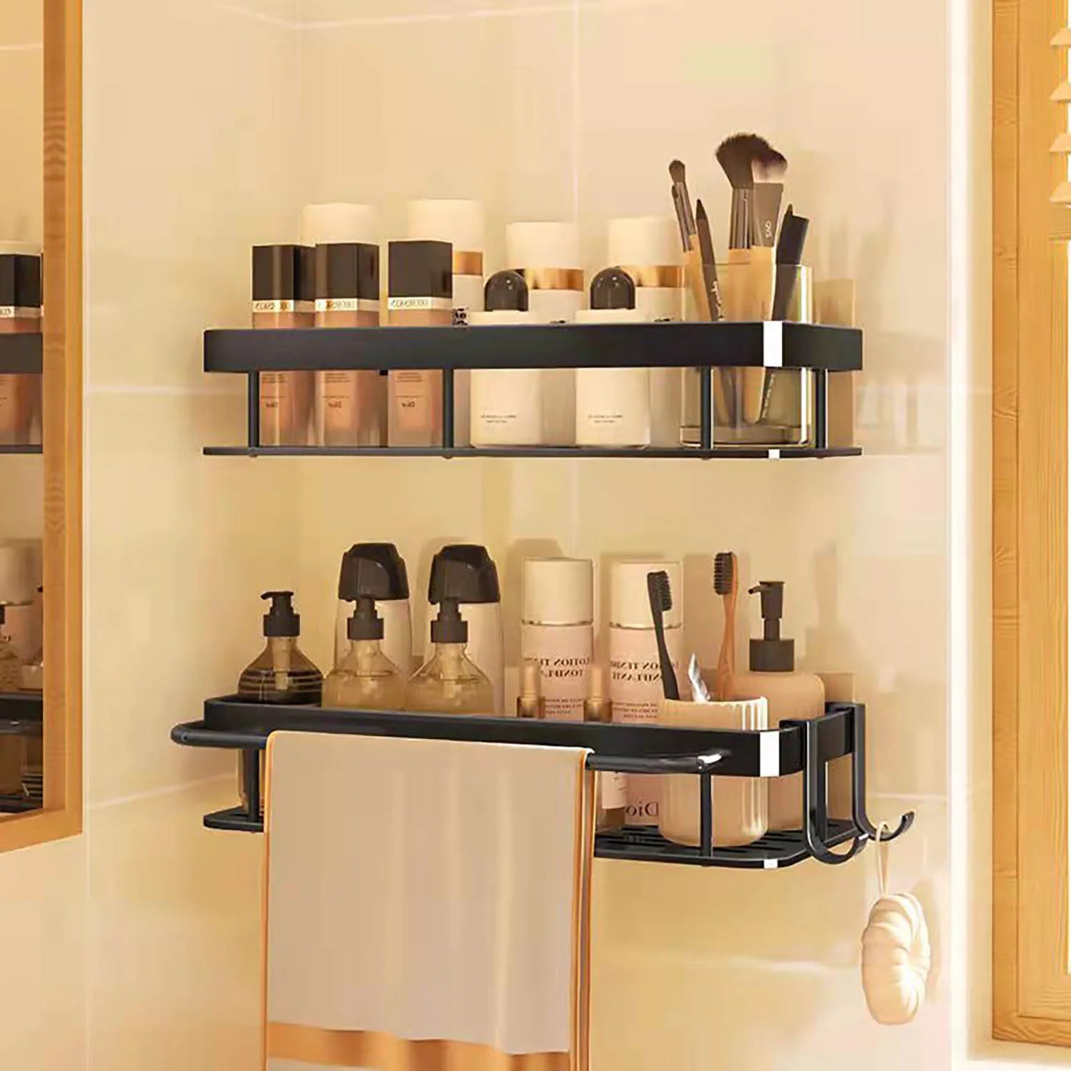 Non perforated kitchen storage rack cloth drain rack, sink dishwashing cloth sponge storage basket bathroom storage rack