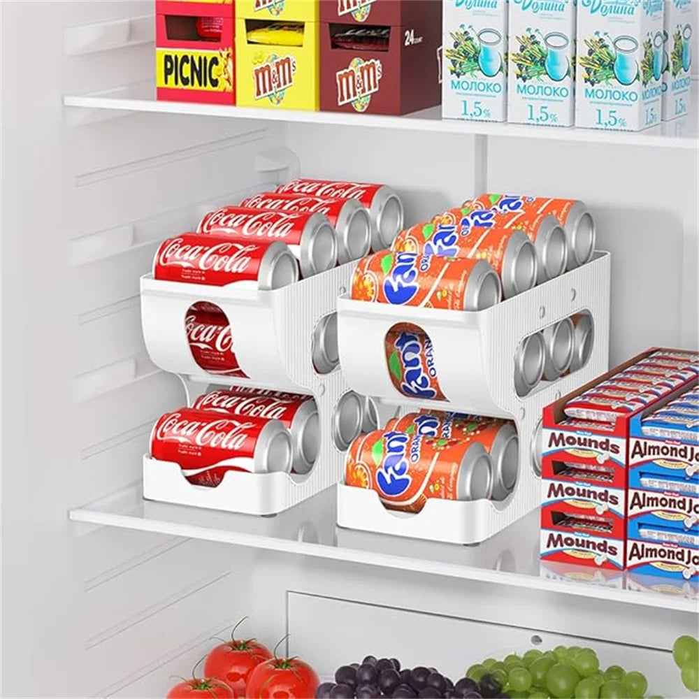 1 Piece Kitchen Storage Cans Soda Storage Cans Refrigerator Freezer Storage Dispensers Container Kitchen Accessories Organizer