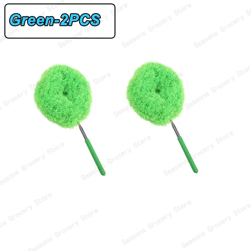 Reusable Microfibre Ceiling Fan Duster Dusting Dust Duster Ceiling Fan Blade Cleaning Adjustable Length Household Cleaning Tool