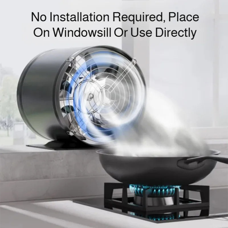 6/10Inch Powerful Kitchen Pipe Exhaust Fan Multi function Extractor Ex