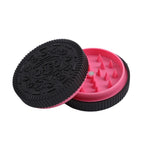 60MM Herb Grinder Plastic Cookie Biscuit  Crusher Hand Muller Cigarette Chocolate Grinder Crusher Tobacco Smoking