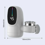 Kitchen Faucet Adapter Instant Electric Hot Water Heater Fast Heating Digital Display Heater Water Heater For Bathroom Faucet