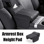 For Haval H9 2rd 2024 2025 Car Armrest Box Height Increase Pad Car Armrest Box Storage Bag Car Leather Protective Cover
