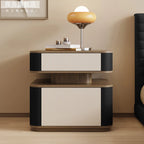 Minimalist Modern Aesthetic Bedside Table With Drawers Design Storage Nightstand Space Saving Mesa De Noche Bedroom Furniture