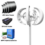 Rapid Delivery Of 5000W 24V 48V Vertical Wind Turbine Household Low Noise And Efficient Solar Cell System in Poland