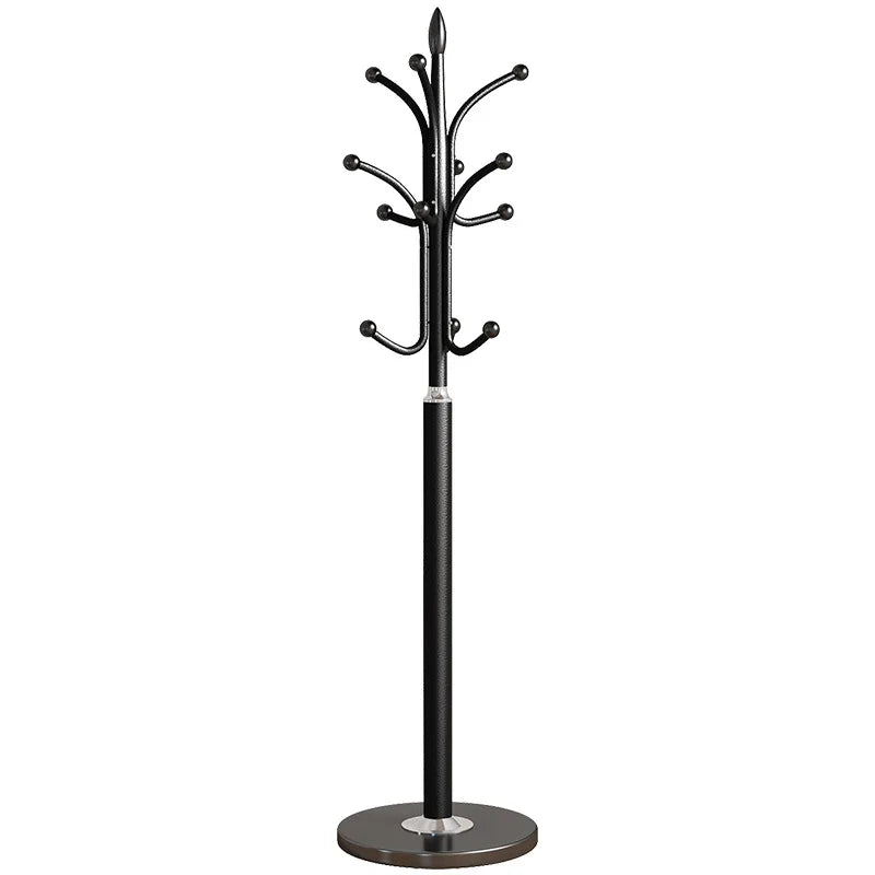Iron Hat Rack Floor Standing Bedroom Hanger Household Living Room Vertical Minimalist Clothes and Clothing Storage Rack
