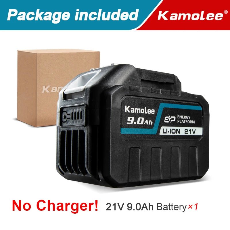 Kamolee 18V 6000mAh Li-ion Battery BL1860 Hand drill Battery Power tools Support Kamolee tools