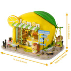 New DIY Doll House Wooden Miniature Kit Furniture Dollhouse Furnitures Set Handmade Model Assembly Toys Case  Birthday Gifts