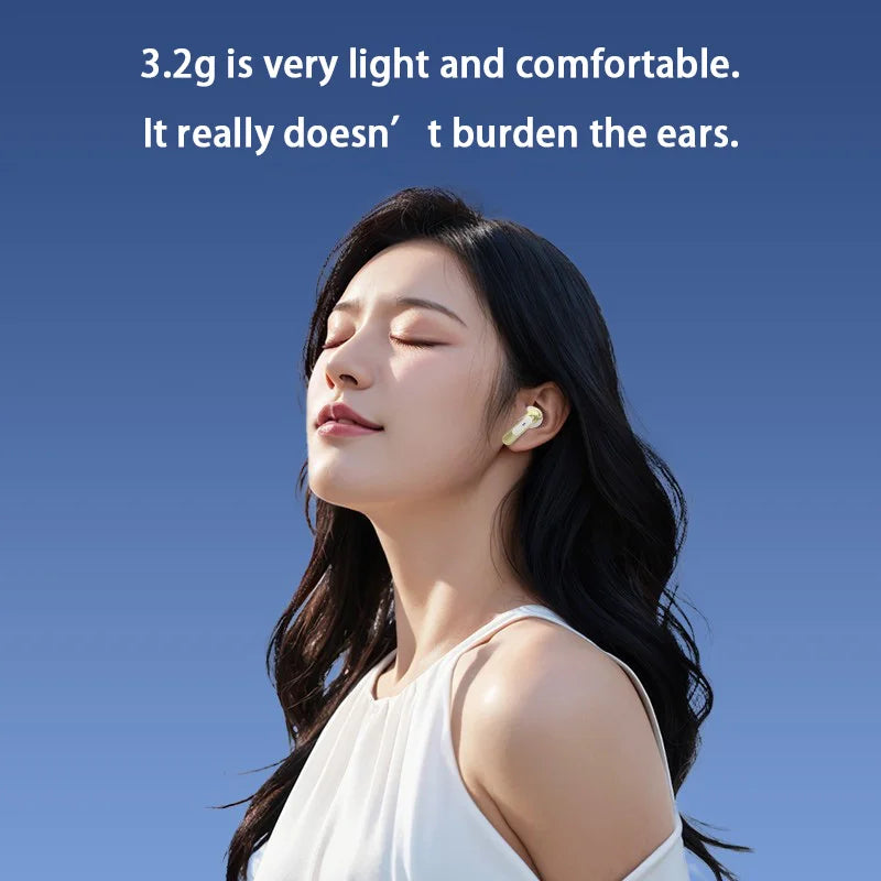 NE109 Bluetooth Earphones TWS HIFI Mic Headset Wireless Earbuds Sports Headphones Display Gaming Earphones Cable 2025