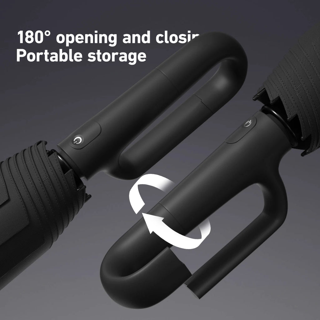 Strong Windproof Automatic Umbrella 72 Bones Sunshade Uv Protection Folding Men's Umbrella Buckle Rain Large Parasol for Women