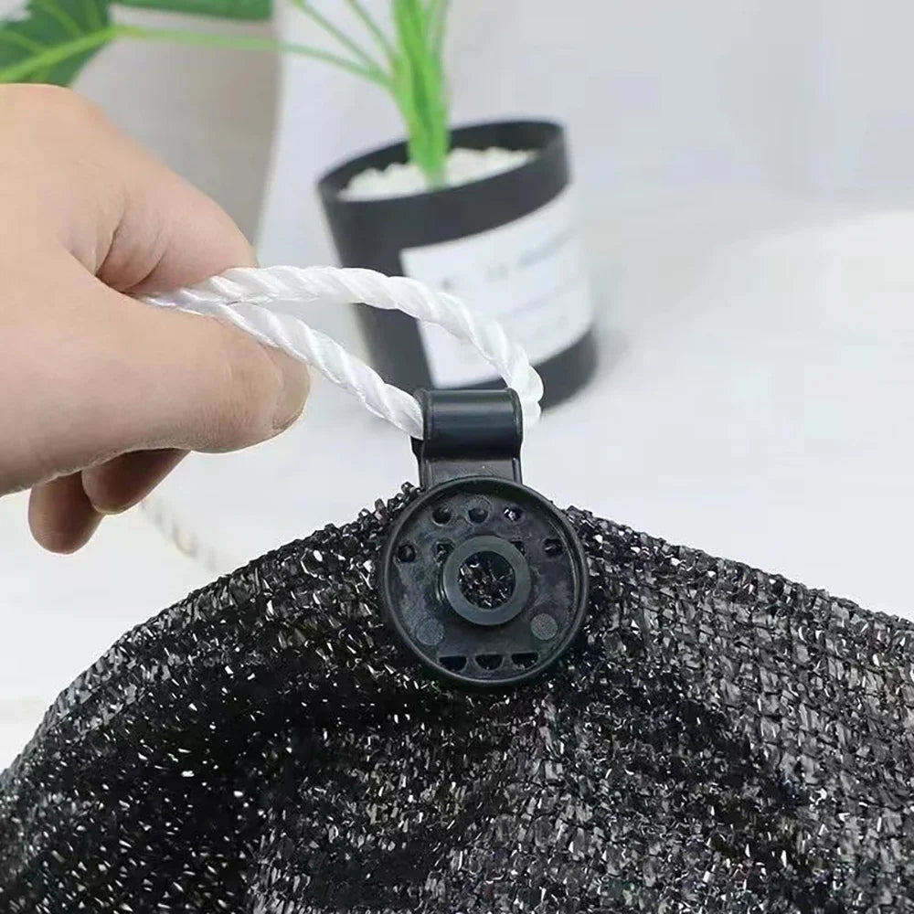 30-300pcs Shade Cloth Clips Heavy Duty Lock Grip Greenhouse Film Clip Hang Expand Instant Grommet Sunshade Net Fix Clips Tool
