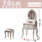 Indoor furniture Dresser Small 40/45/50/60cm Home Girls Bedroom Mini Narrow European Princess Powder Makeup Table