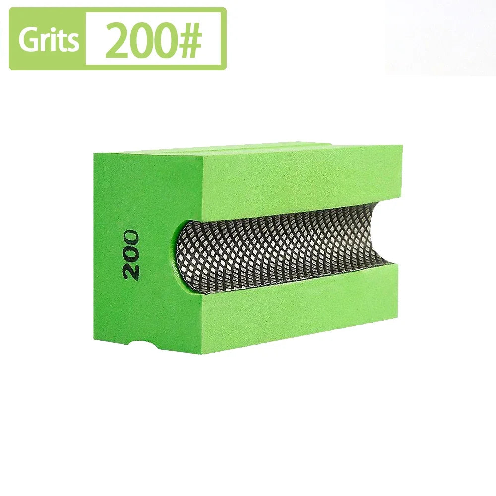 New! Concave Diamond Hand Polishing Pads Tile Glass Ceramic Abrasive Grinding Block Stone Marble Sanding Disc Polisher Tools
