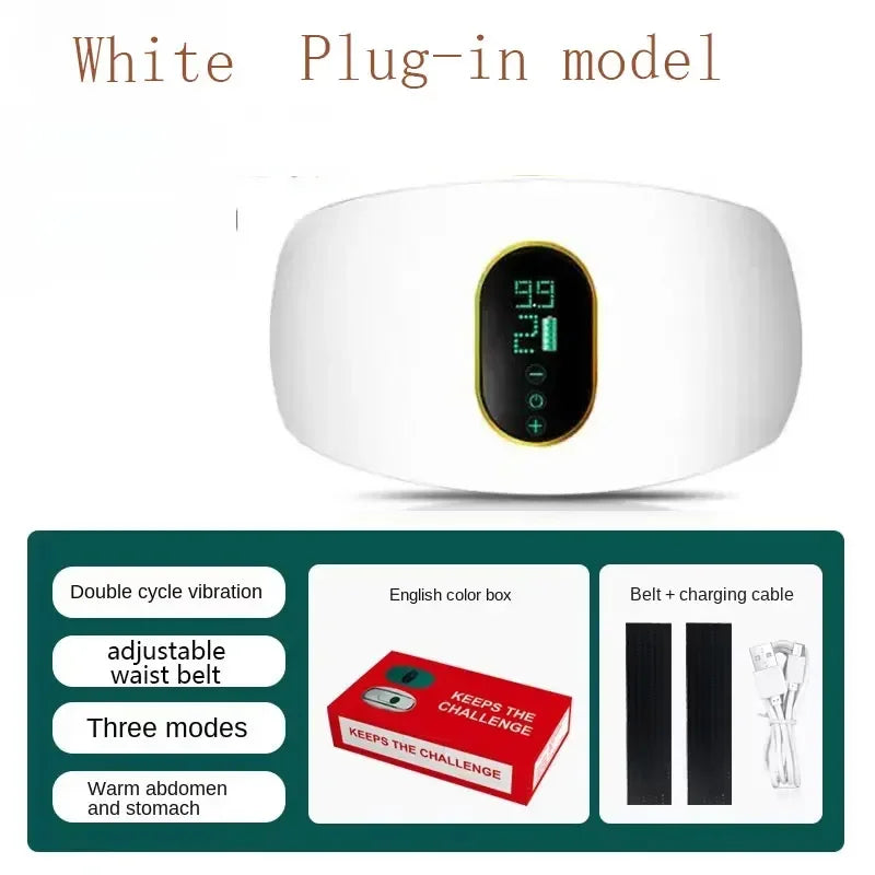 HOT Abdominal Slim Massager Electric Waist Trainer Fat Cellulite Burner Belt Vibration Muscle Massage Slimming Pulse Weight Loss