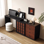 Wood Cosmetics Vanity Table Bedroom Makeup Drawers Mirror Chair Modern Dressing Table Cheap Cosmetics Penteadeira Home Furniture