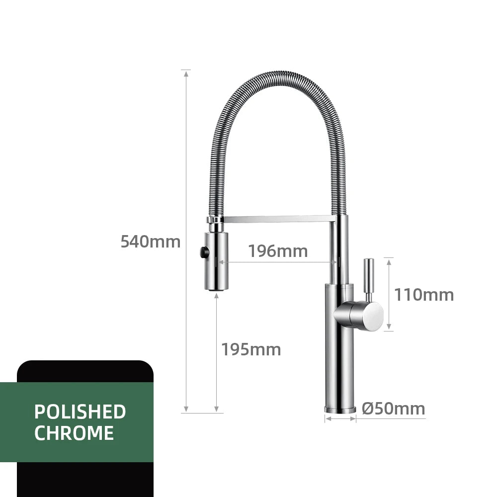 Brushed Gold Kitchen Faucets Single Handle Pull Out Kitchen Mixer Hot And Cold Water Swivel Degree Water Tap
