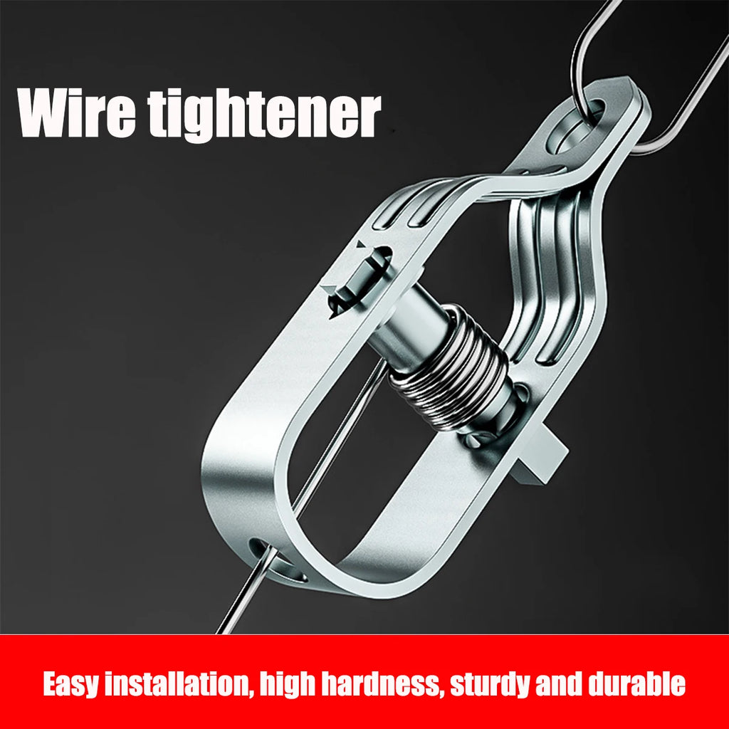 New Upgrade 10Pcs Electric Fence Wire Tightener Wire Tensioner,Cable Tensioner for Wire Tensioner Electric Fence, Farm Fence