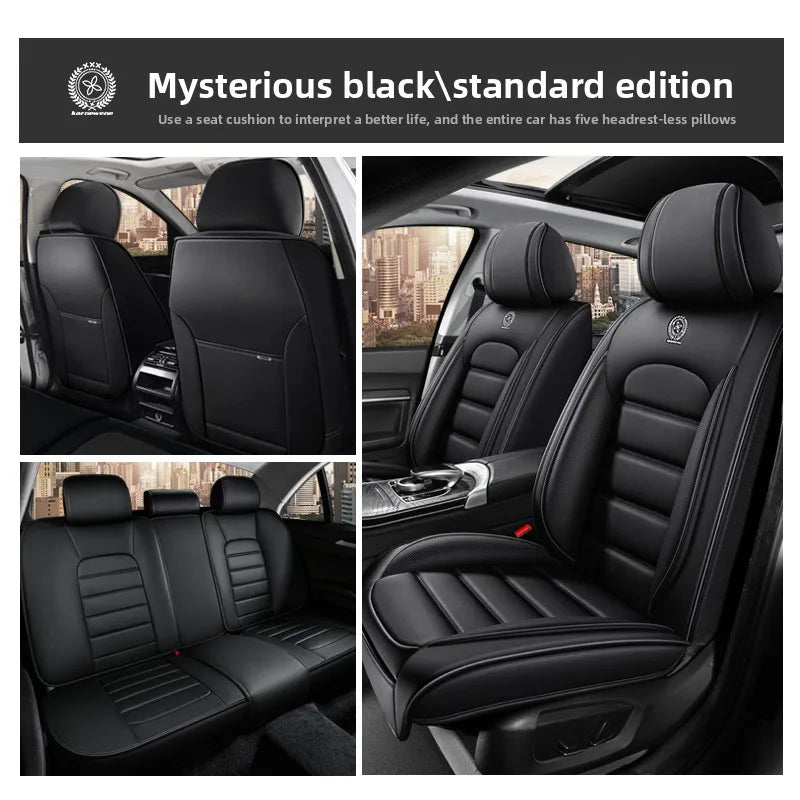 Universal Split Seat Fully Surrounded Car Seat Cover Breathable Comfortable Luxury Leather Car Seat Cushion Full Seats Cover