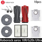 Roborock Saros 10R/G20S Ultra  Accessories Brush Hepa Filter Mop Cloth Dust Bag Spare Parts