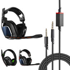 Replacement Headset Cord Audio Cable Inline Mute Cord for Astro A10 A30 A40 A40TR A50 Gaming Headset for PS4 Controller