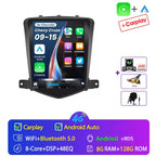 4G+64G Stereo Android 15 For Chevrolet Cruze J300 2008-2014 for Tesla Style Car 4G GPS Navi Player Radio Carplay 2 Din Autoraido