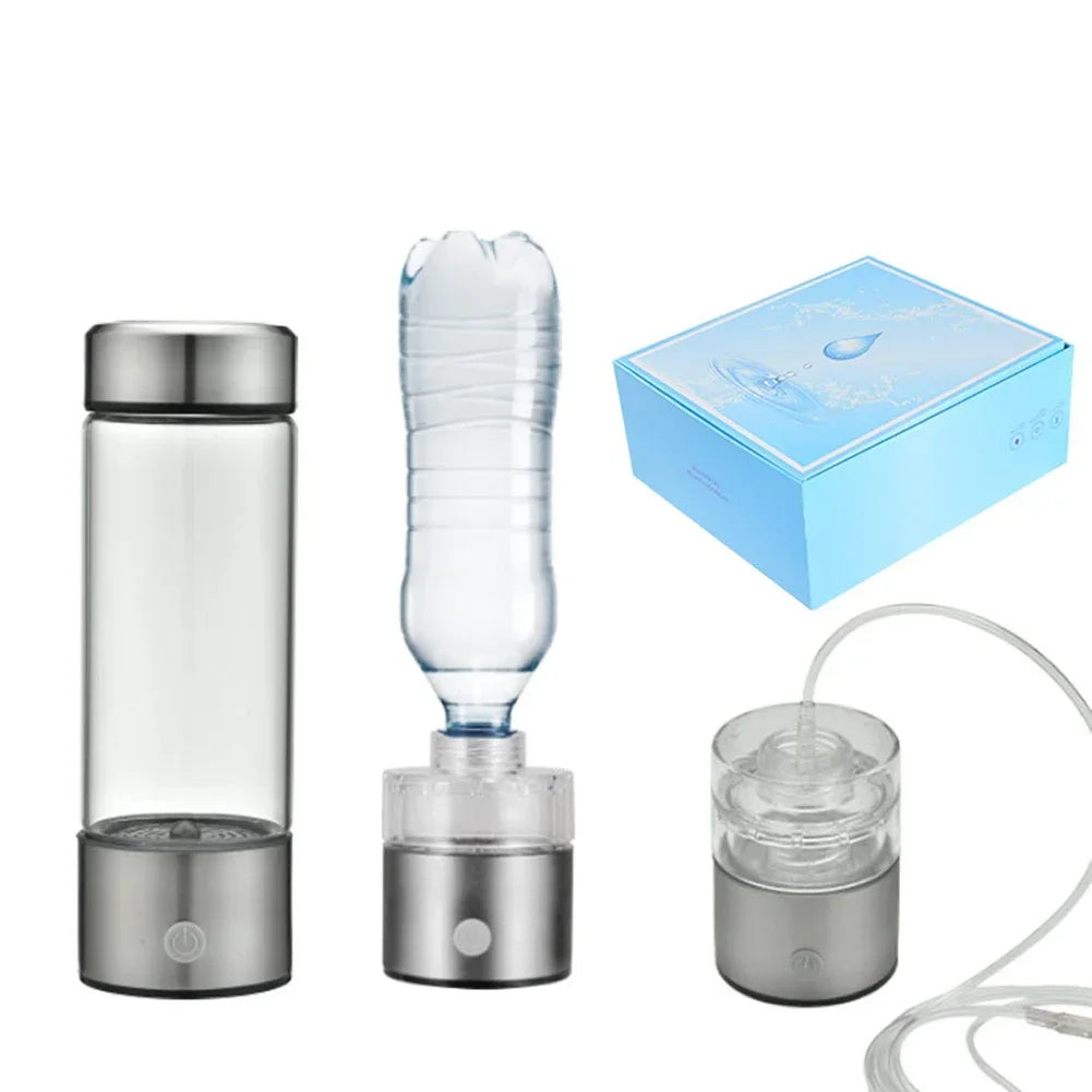 1Pc 2in1/3in1 450ml USB Charging Portable Hydrogen Water Generator 3 M