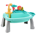 Kids Kitchen Sink Toys Tap Water Electric Faucet Dishwasher Toy Pretend Play Food Floating Fishing Toy Role Playing Girls Gift