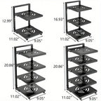Multi-Layer Kitchen Storage Rack, Multifunctional Household Cabinet, Layered Pot Rack under the Sink for Pots, Pans, and Lids, Kitchen Storage Shelf, Essential for Storing Pots, Frying Pans, and Lids