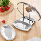 Stainless Steel Pot Lid Holder Kitchen Storage Rack for Utensils And Dish Storage Multi-Functional Home Use Organizer