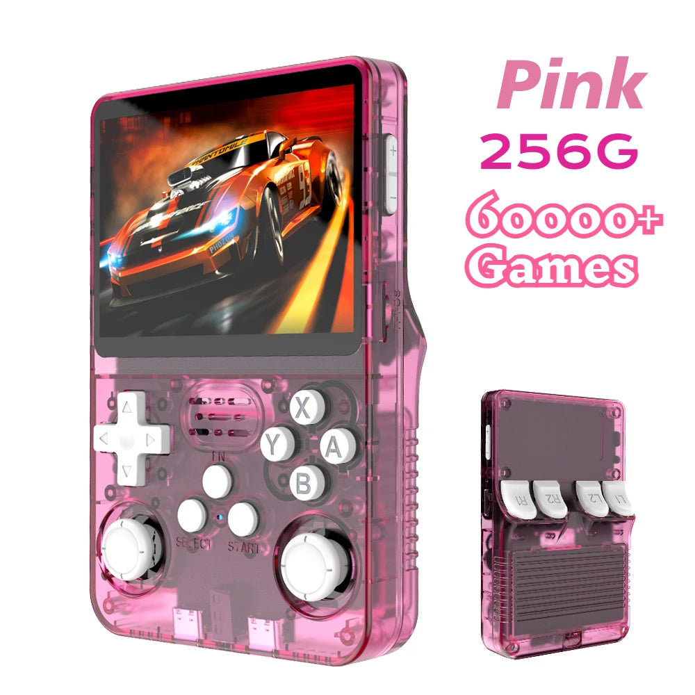 BOYHOM R36S Retro Handheld Game Console - Linux System, 3.5" IPS, 64GB/128GB/256GB | AlluCanFind