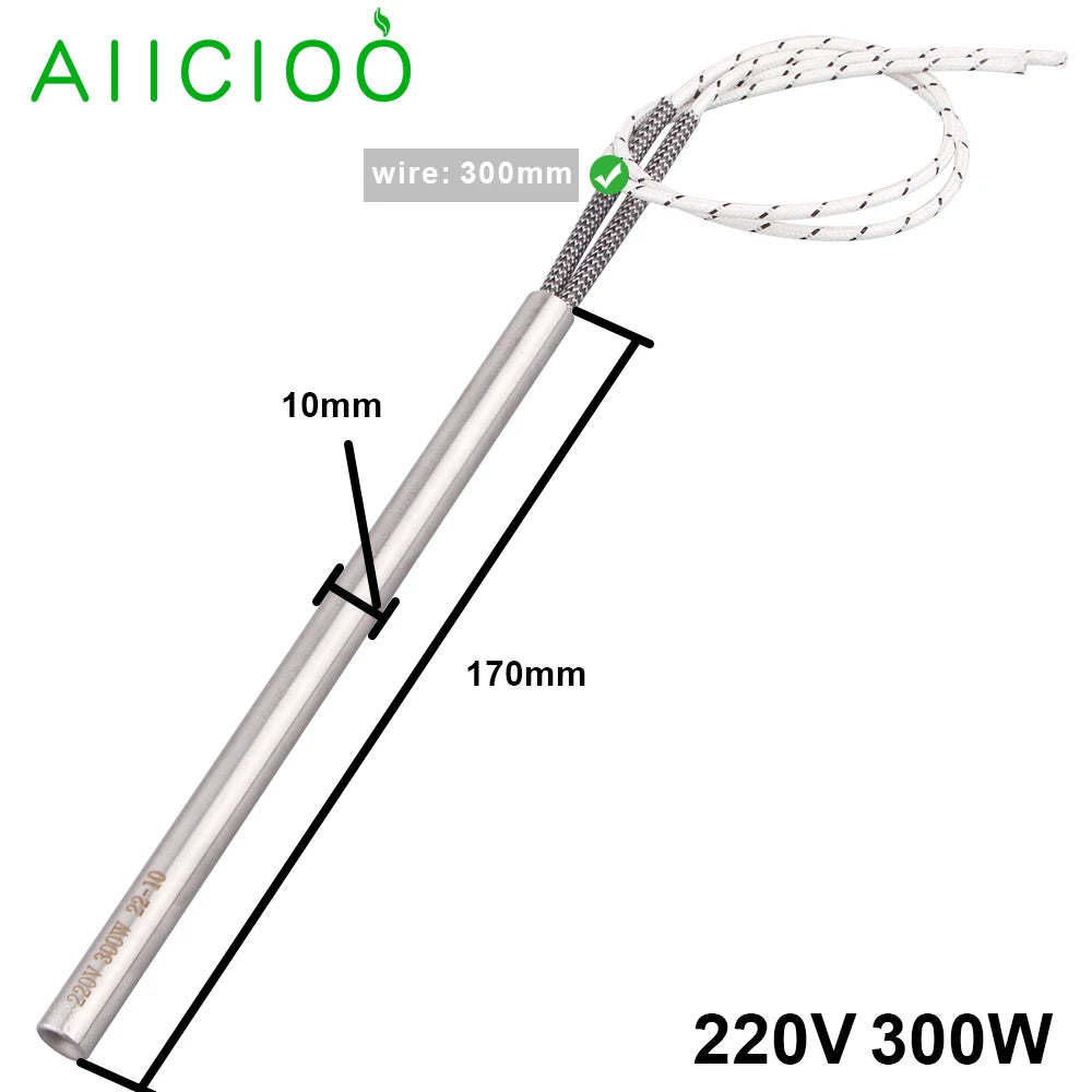 220v Electric Pellet Igniter Cartridge Heater 300w Glow Plug Wood Stove Parts 100/155/160/170/180 Fire Starter Heating Element