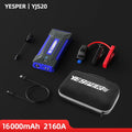 YESPER 1000A Car Jump Starter Power Bank 12000mAh Portable Battery Station For 8L/6L Car Emergency Booster Starting Device YJS15