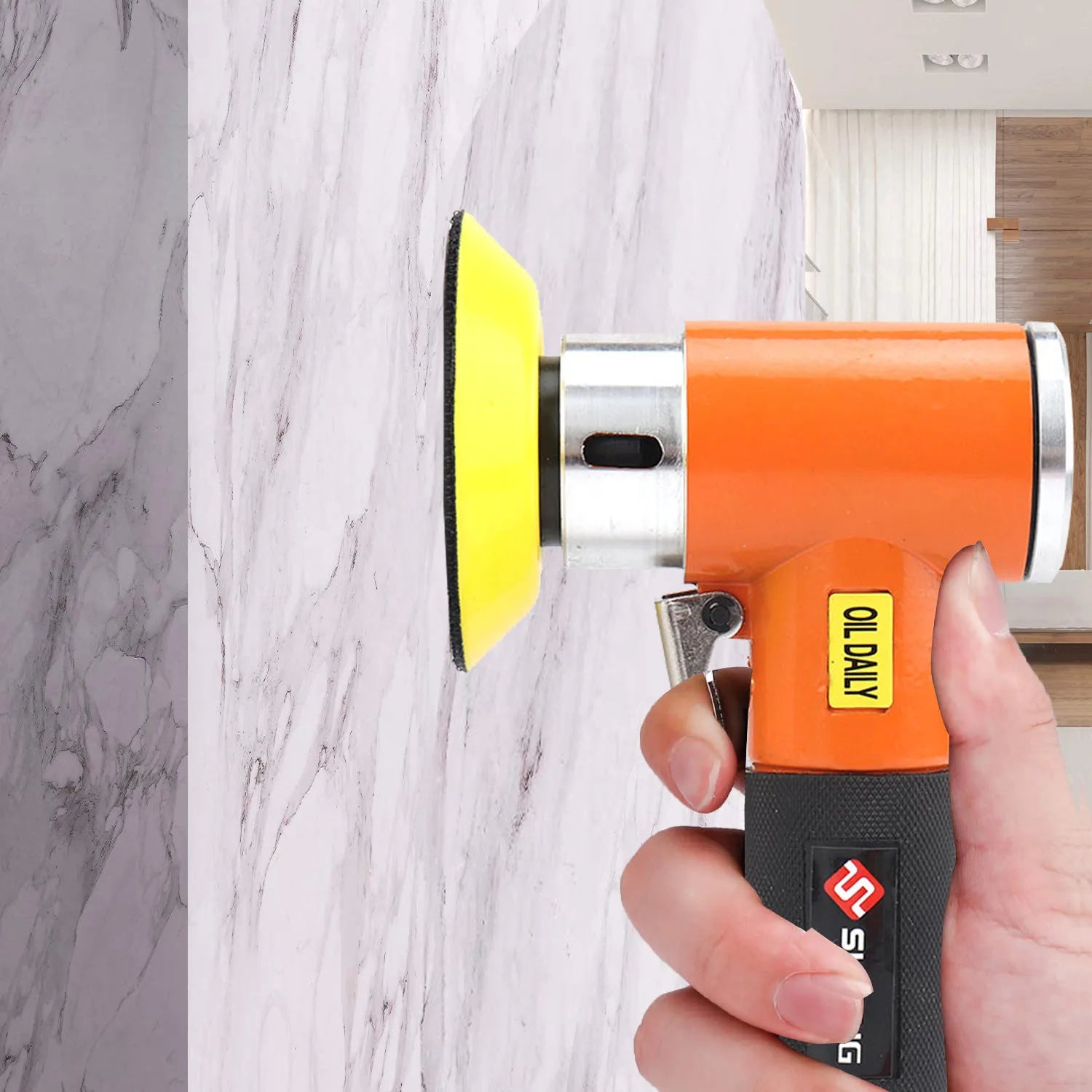 2" 3" Mini Air Sander Pneumatic Orbital Polisher Hand Sanding Tool  Mini Pneumatic  for Auto Body Work, air sander For Polishing