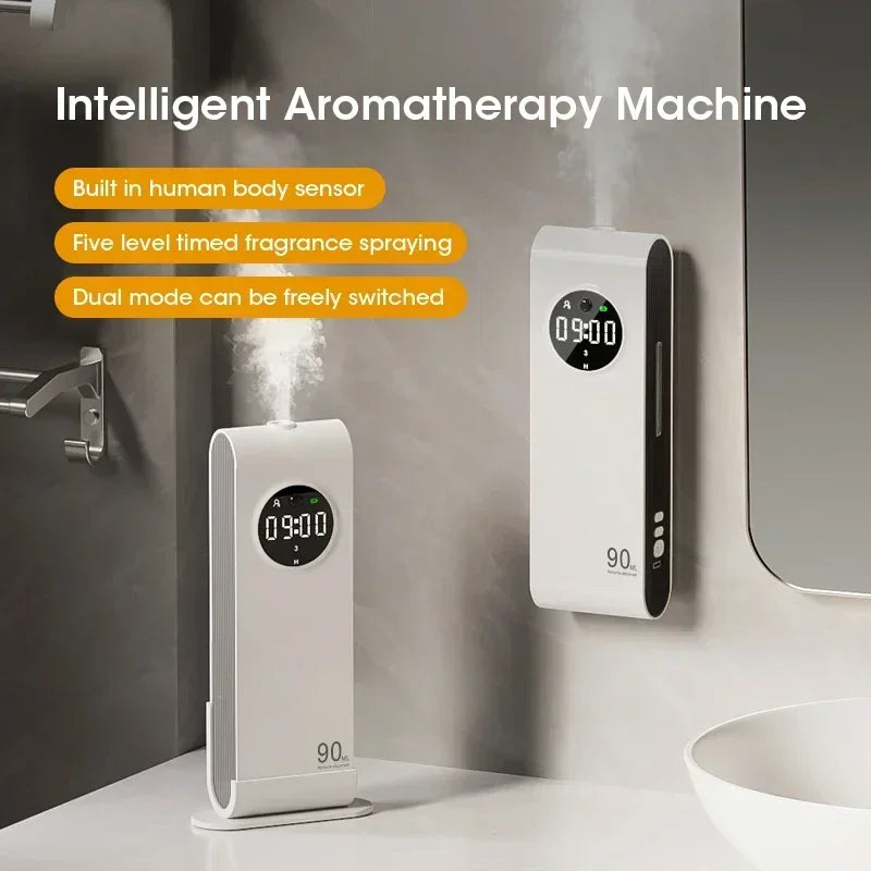 Aroma Diffuser Aromatherapy Machine with Night Light Wireless Wall Han