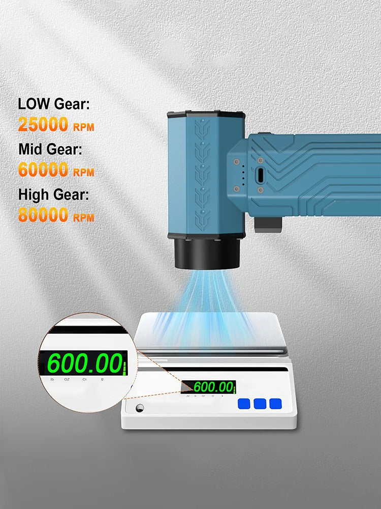 Powerful Turbo jet fan Violent Turbo Fan Car Violent Air Gun 600g Thrust Stepless Speed 70m/s High Power Turbofan Leaf Blower
