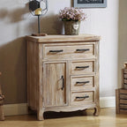 Knobs Organize Living Room Cabinets Floor Standing Book Shelf Cabinet Large American Meuble De Rangements Home Accessories