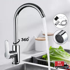Kitchen Faucet Hot and Cold Mixed Kitchen Faucet Single Handle Kitchen Sink Faucet Water Tap Deck Mounted Bathroom Faucet